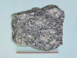 クロスペット花崗岩の代表的岩相